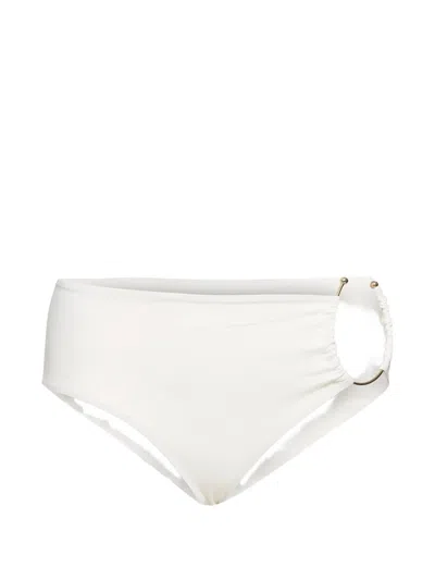 Christopher Esber Gathered Bikini Bottom In White