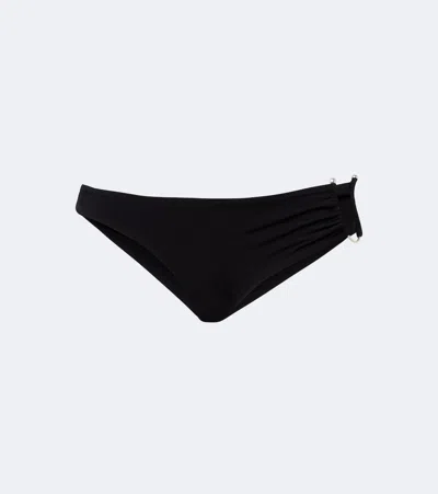 Christopher Esber Gathered Bikini Bottoms In Black