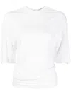 Christopher Esber Crepe T-shirt In White