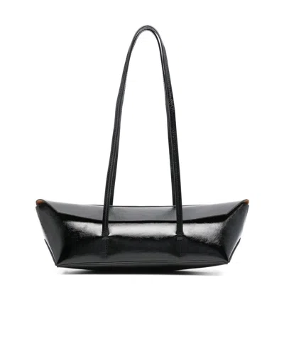 Christopher Esber Gondola Mini Tote Tote In Black Leather