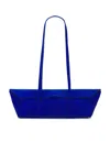 Christopher Esber Gondola Suede Mini Shoulder Bag In Blue Suede In Blue