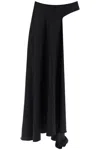 Christopher Esber Talus Mono-tailored Wool Midi Skirt In Black
