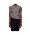 Christopher Esber Gray Contorsion Rib Tank Top In Gray