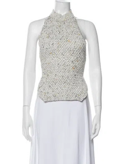 Pre-owned Christopher Esber Halterneck Sleeveless Top In Multicolor