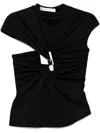 Christopher Esber Helix Crystal T-shirt In Black