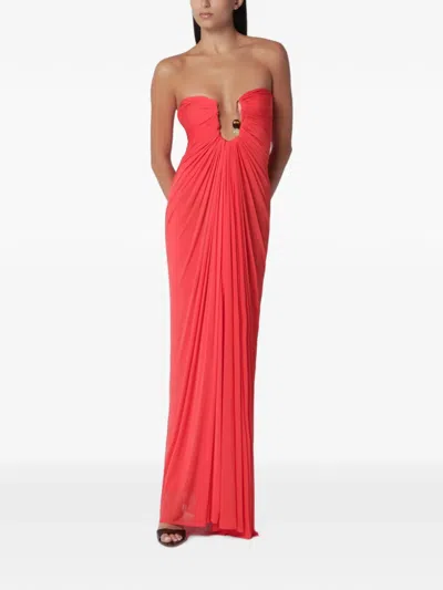 Christopher Esber Helix Crystal-embellished Strapless Maxi Dress In Multi