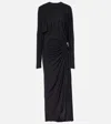 CHRISTOPHER ESBER HELIX EMBELLISHED JERSEY MAXI DRESS