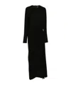 Christopher Esber Helix Side-slit Maxi Dress In Black