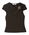Christopher Esber Hollow T-shirt In Brown