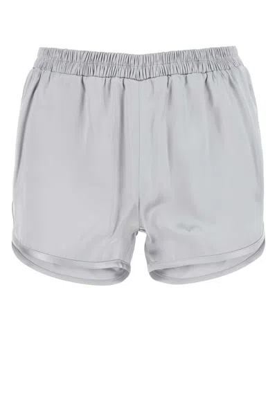 Christopher Esber Ice Viscose Shorts In Gray