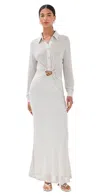 Christopher Esber Embellished Cutout Metallic Mesh Maxi Dress In Neutral