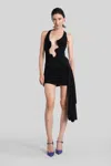 Christopher Esber Salacia Ruched Mini Dress In Black