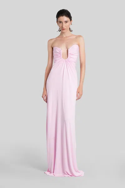 CHRISTOPHER ESBER IN ROSE-PINK VISCOSE