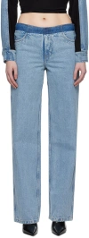 Christopher Esber Indigo Deconstruct Jeans In Indigo