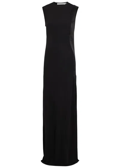 Christopher Esber Infinity Cut-out Jersey Maxi Dress In Black
