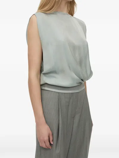 Christopher Esber Internal Tailored Top In Green