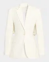 Christopher Esber Intimate Bow-back Twill Single-breasted Blazer
