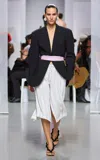Christopher Esber Intimate Bow-back Wool Blazer In Black