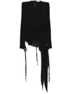 Christopher Esber Inverted Swept T-shirt In Black