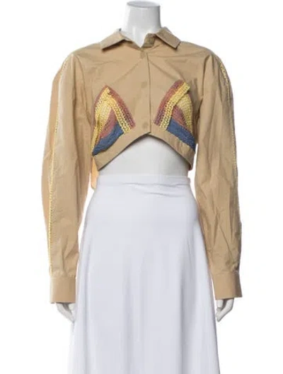 Pre-owned Christopher Esber Jacket In Neutrals