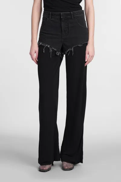 CHRISTOPHER ESBER JEANS IN BLACK COTTON