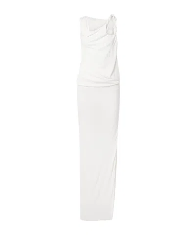 Christopher Esber Jersey Maxi Dress In White