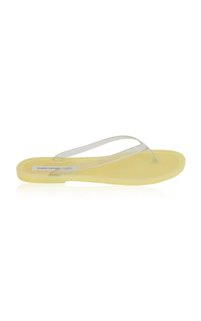 Christopher Esber Jo Flip Flop In Yellow