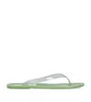 Christopher Esber Jo Jelly-texture Flip Flops In Green