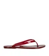 Christopher Esber Jo Pvc Flip Flop Sandals In Red