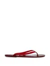 Christopher Esber Jo Glossy Flip-flops In Red