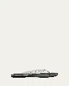 Christopher Esber Jo Jelly Flip Flop Sandals In Black Clear