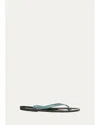 Christopher Esber Jo Jelly Flip Flop Sandals In Blue