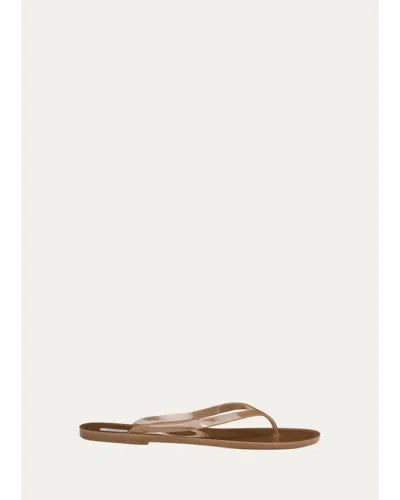 Christopher Esber Jo Jelly Flip Flop Sandals In Brown