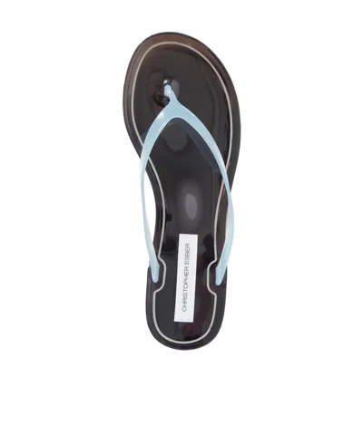 Christopher Esber Jo Pvc Flip Flops In Black