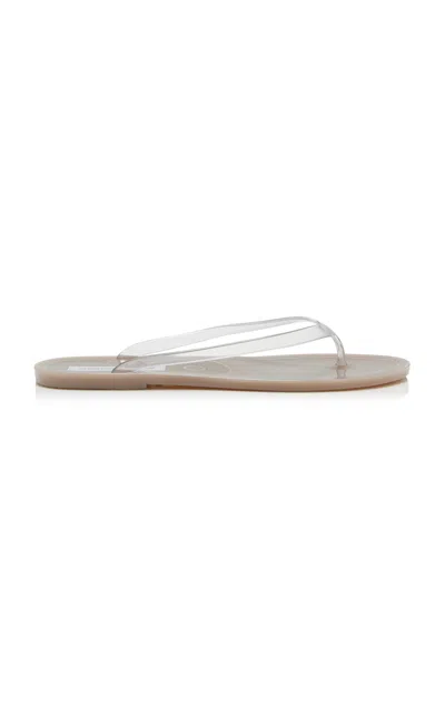 Christopher Esber Jo Pvc Flip Flops In Taupe