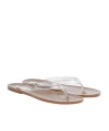 Christopher Esber Jo Thong Sandals In Khaki Clear In Brown