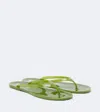 Christopher Esber Jo Thong Sandals In Dypsis Green In Multi