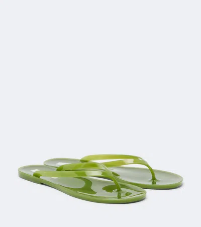 Christopher Esber Jo Thong Sandals In Green
