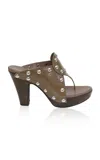 Christopher Esber Juna Studded Clog In Brown