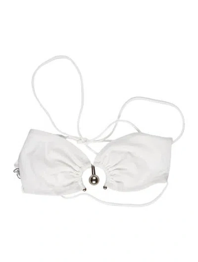 Pre-owned Christopher Esber Keyhole Accent Top W/ Tags In White