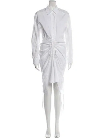 Pre-owned Christopher Esber Knee-length Dress In White