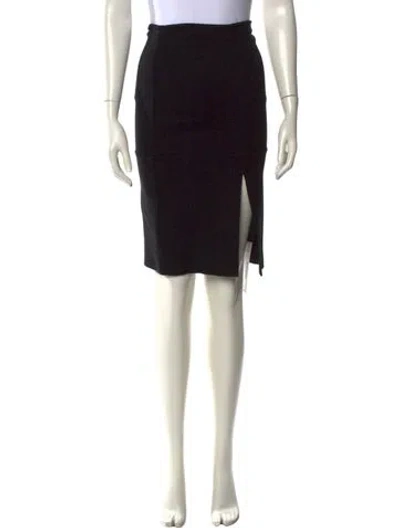 Pre-owned Christopher Esber Knee-length Skirt In Black
