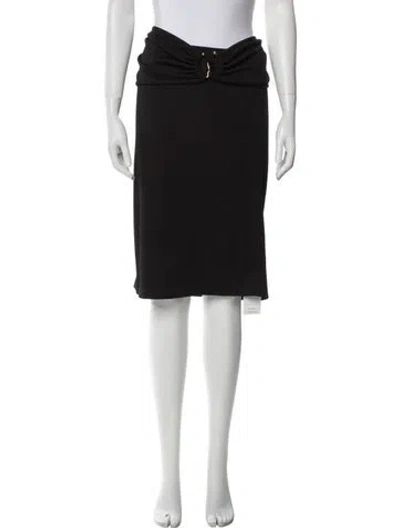 Pre-owned Christopher Esber Knee-length Skirt W/ Tags In Black