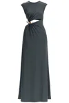 Christopher Esber Concave Stone Tank Dress In Steel (grey)