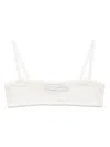 Christopher Esber Lace Bralette In White