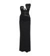 Christopher Esber Lace-bustier Strapless Salacia Gown In Black