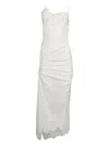 Christopher Esber Lace-insert Cami Dress In White