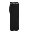 Christopher Esber "knitted Skirt With Lace Detail In Black