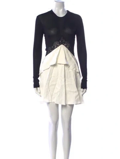 Pre-owned Christopher Esber Lace Pattern Mini Dress W/ Tags In Multicolor