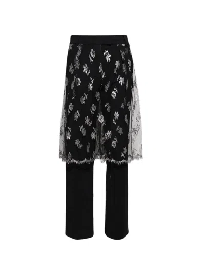 CHRISTOPHER ESBER CHRISTOPHER ESBER LACE SARONG TROUSER BLACK